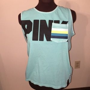 Blue Victoria's Secret tank top NWOT